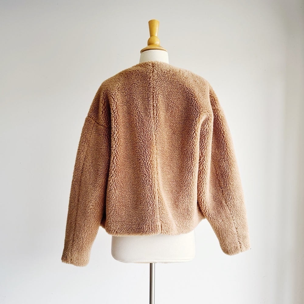 TREASURE & BOND Teddy Faux Shearling Jacket – Size XS - Picture 5 of 6